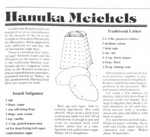 Hanukkah recipes for latkes and sufganiyot