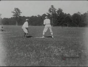 Clip from a home movie of a baseball game between African American employees of the Pebble Hill and Chinquapin Plantations, Georgia, 1919? Pebble Hill Plantation Collection, Walter J. Brown Media Archives and Peabody Awards Collection, University of Georgia Libraries, Athens, Georgia