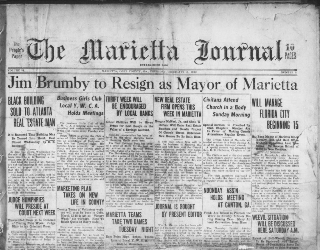 Georgia Historic Newspapers Update Winter 2023 – The DLG B